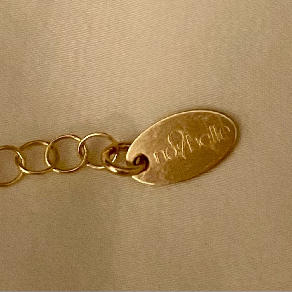Nashelle Disc C Initial Line Bracelet - image 3